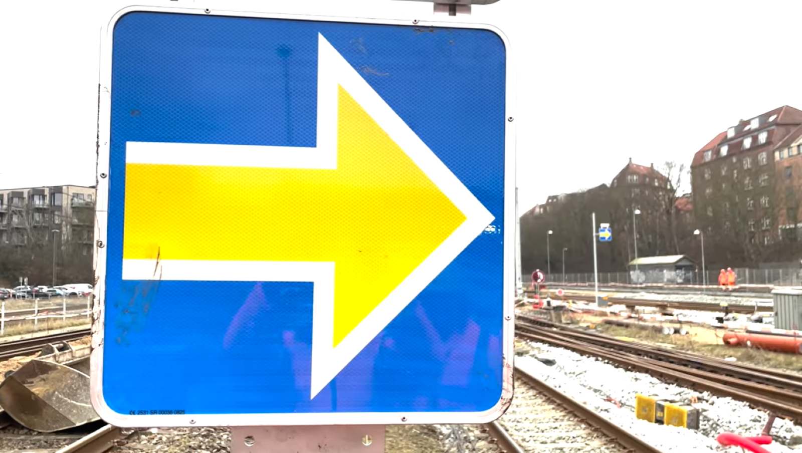 Analogt stopsignal til den digitale jernbane