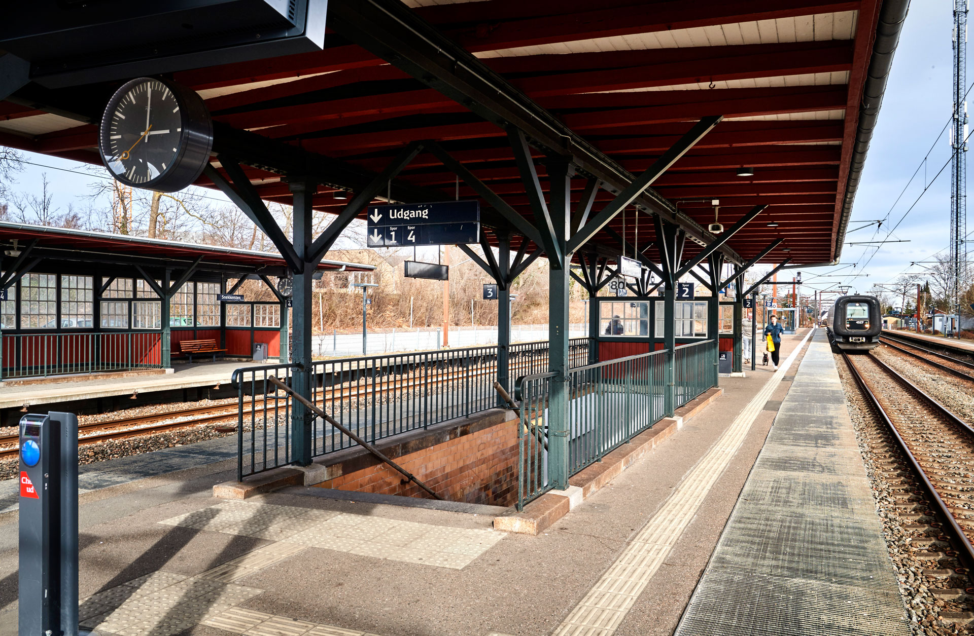 Perrontunnel på Snekkersten Station