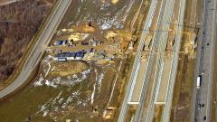 Luftfoto Køge Nord Station februar 2017