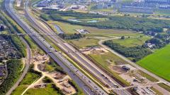 Køge Nord Station fra luften