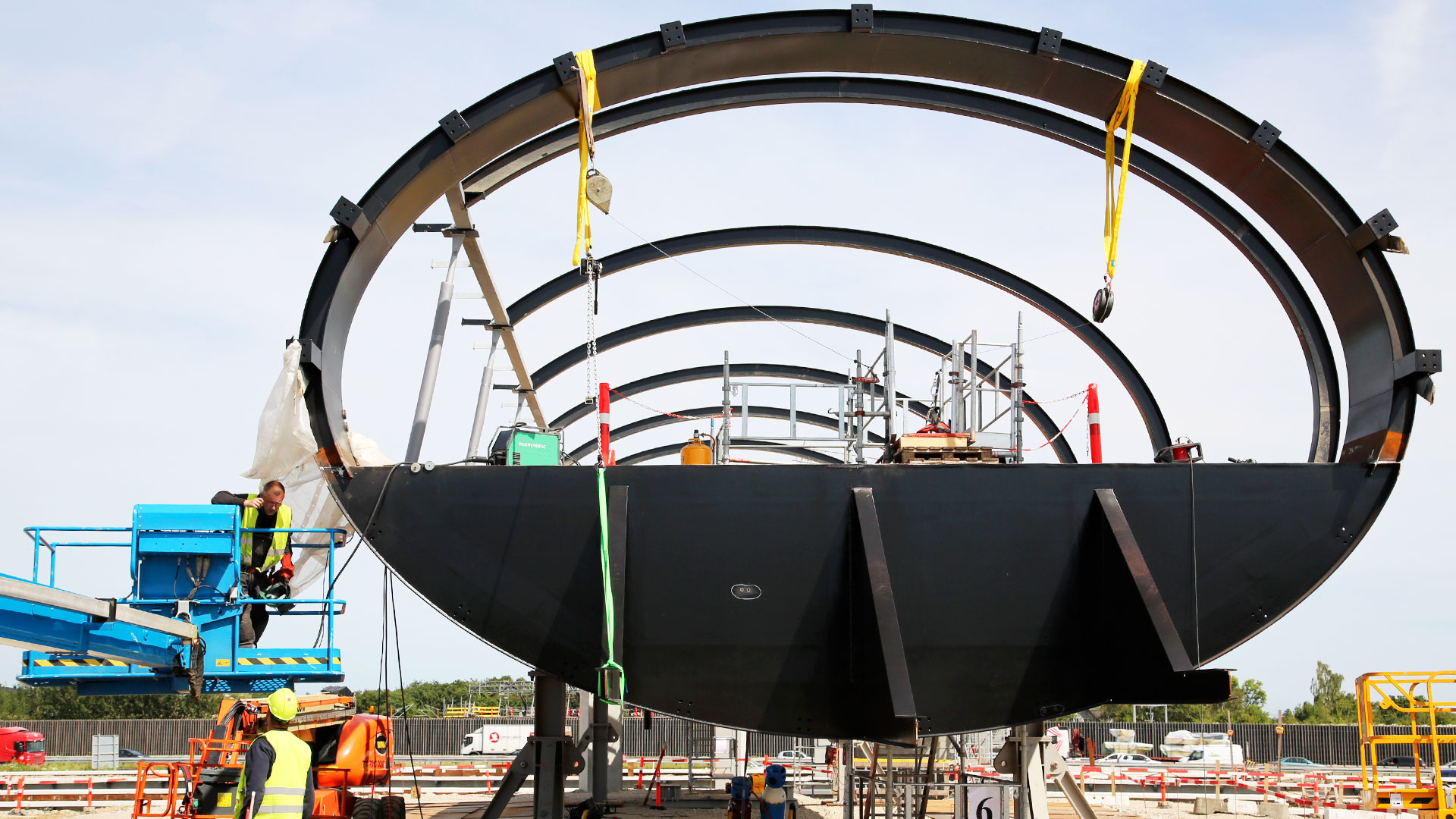 Broelement til Køge Nord Station