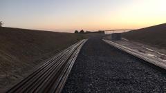 Skinnetræk ved Køge Nord Station