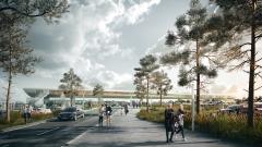 Køge Nord Station visualiseringKøge Nord Station visualisering