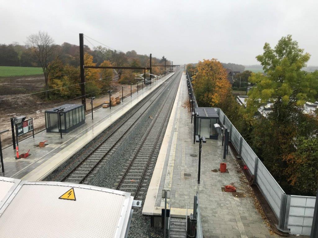 Perroner på Glumsø Station