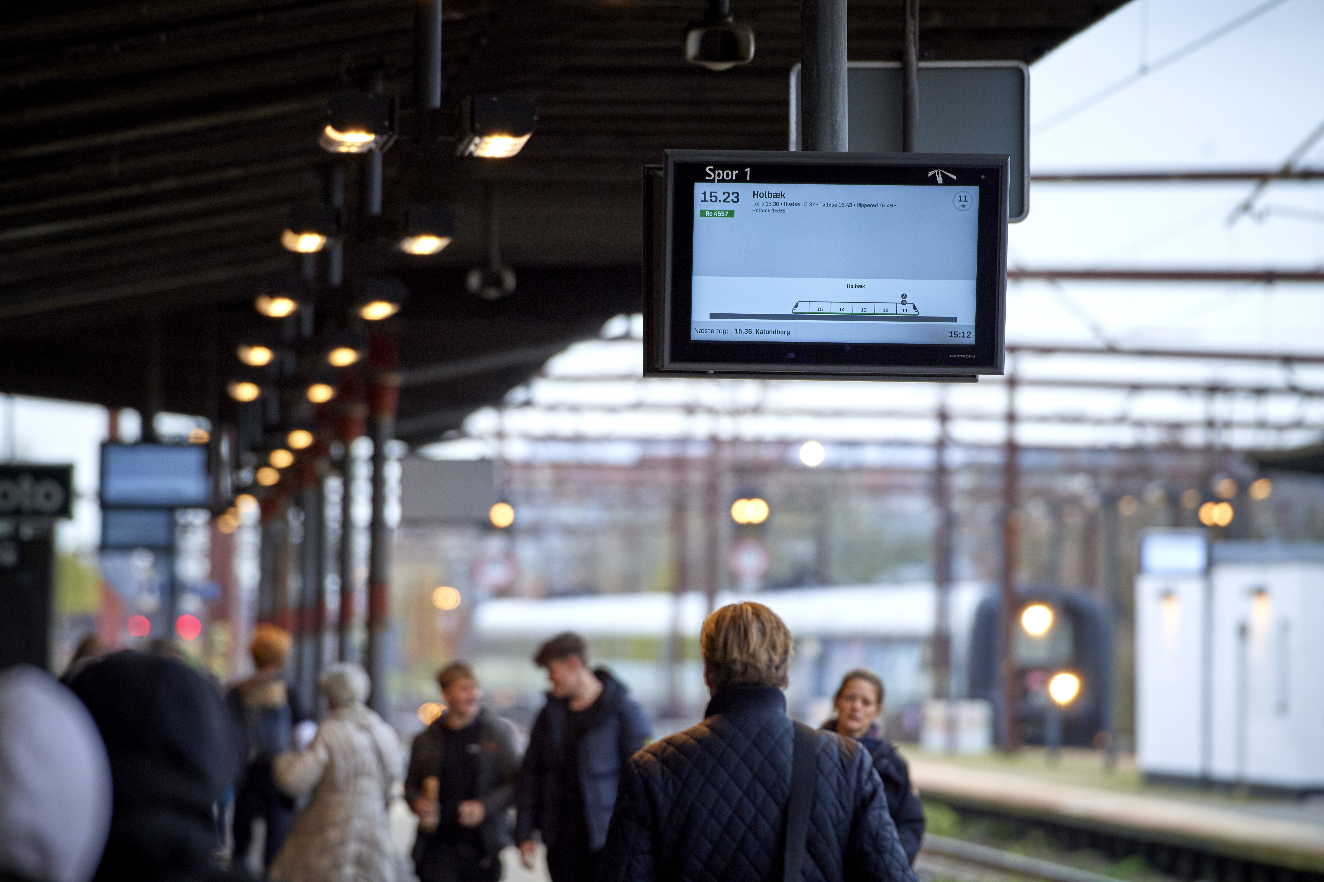 Perron på Roskilde Station