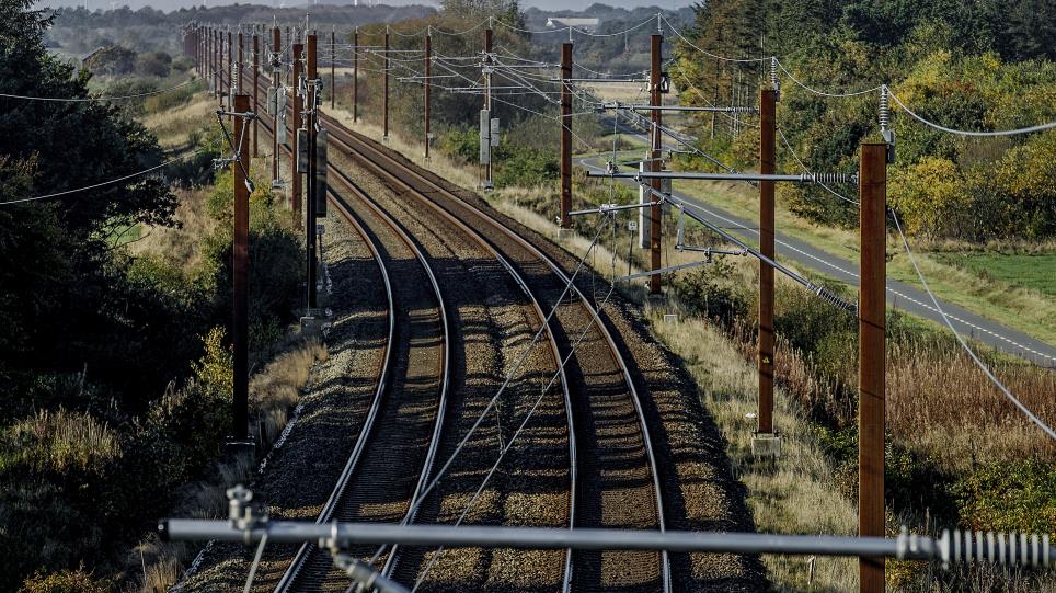 Kørestrømsanlæg på Esbjerg-Lunderskov