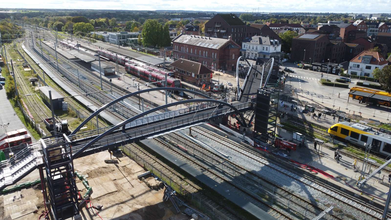 Ny gangbro på Hillerød Station