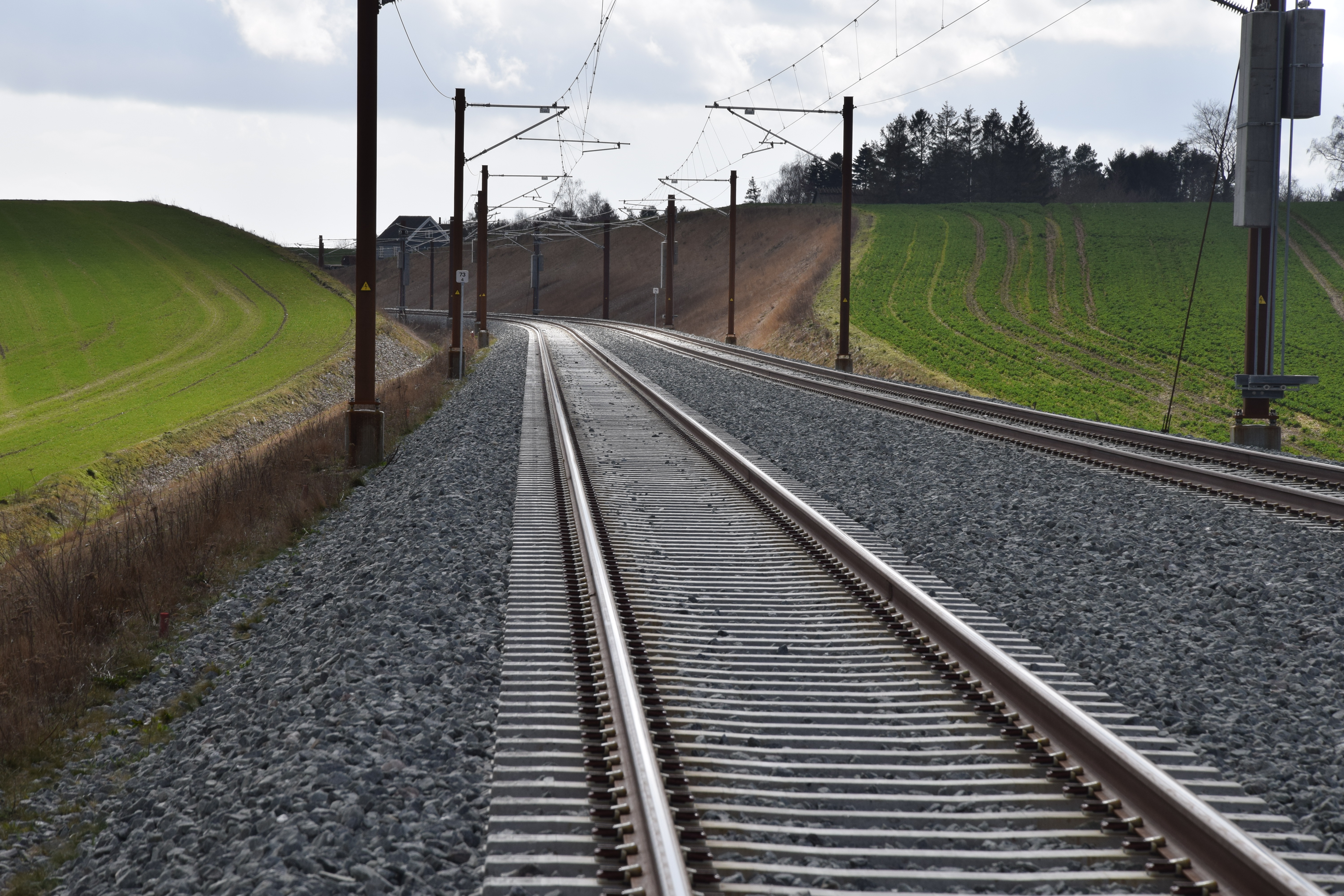 Jernbanen mellem København og Ringsted via Køge Nord